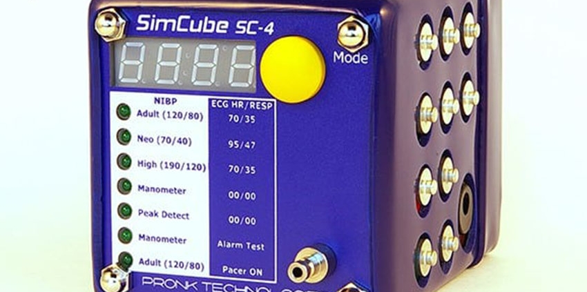 SC-4 SimCube® NIBP Simulator - by Pronk Technologies distributed by Chivaune Technologies in Australia